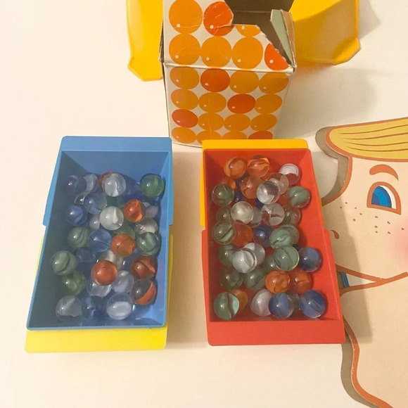 Vintage 1969 Marblehead Board Game  Ideal Marble Landslide in Original Box - Picture 10 of 16